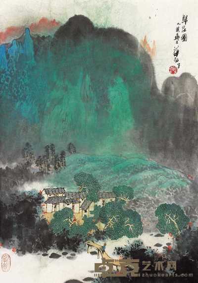 华拓 归庄图 镜心 60×42cm